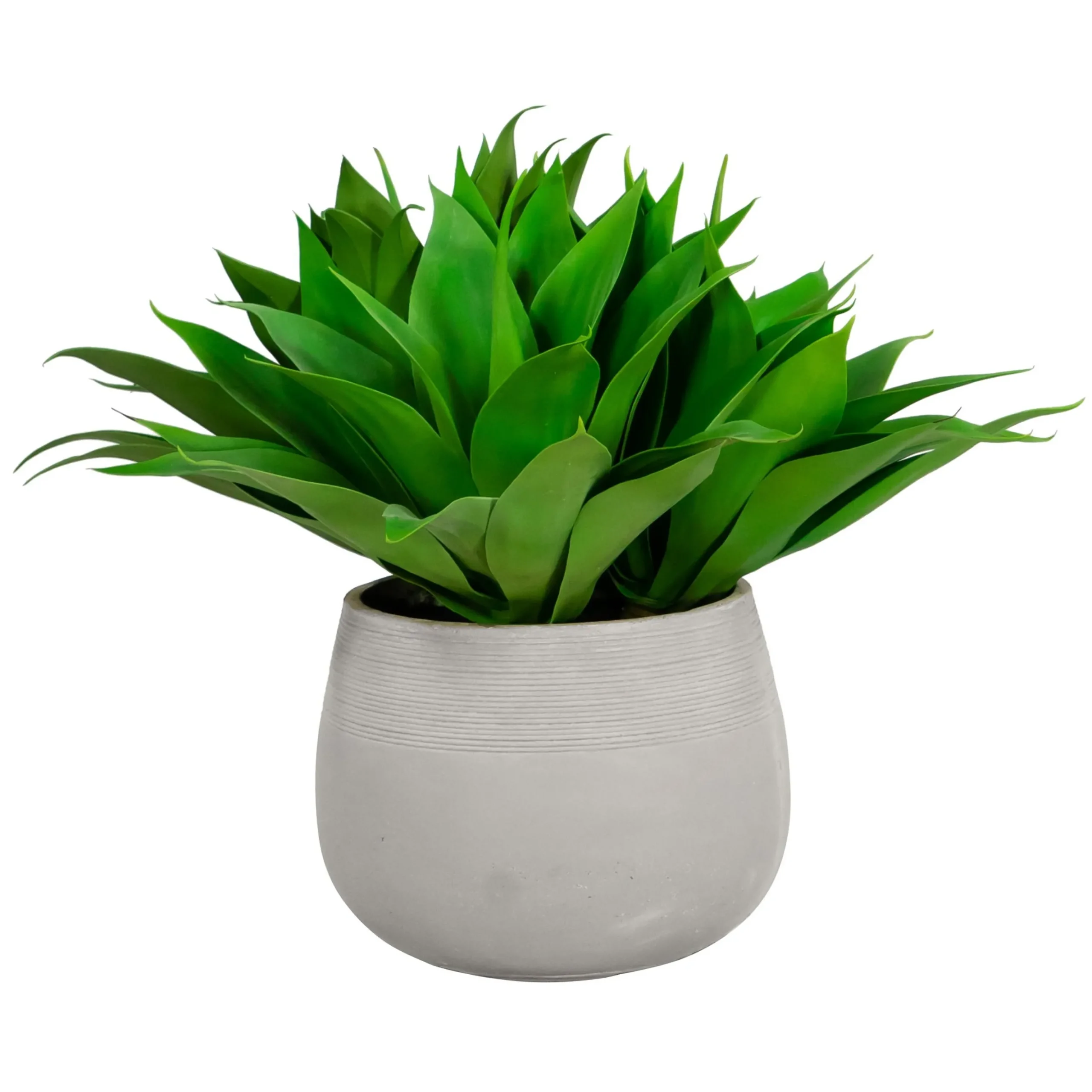 ALOE IN STONECAST PLANTER 25''