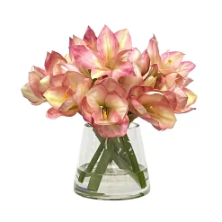 AMARYLLIS IN VASE 14"