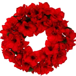 AMARYLLIS WREATH 26"