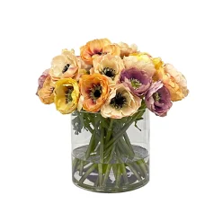 Anemone Mix in Vase 12-inches tall