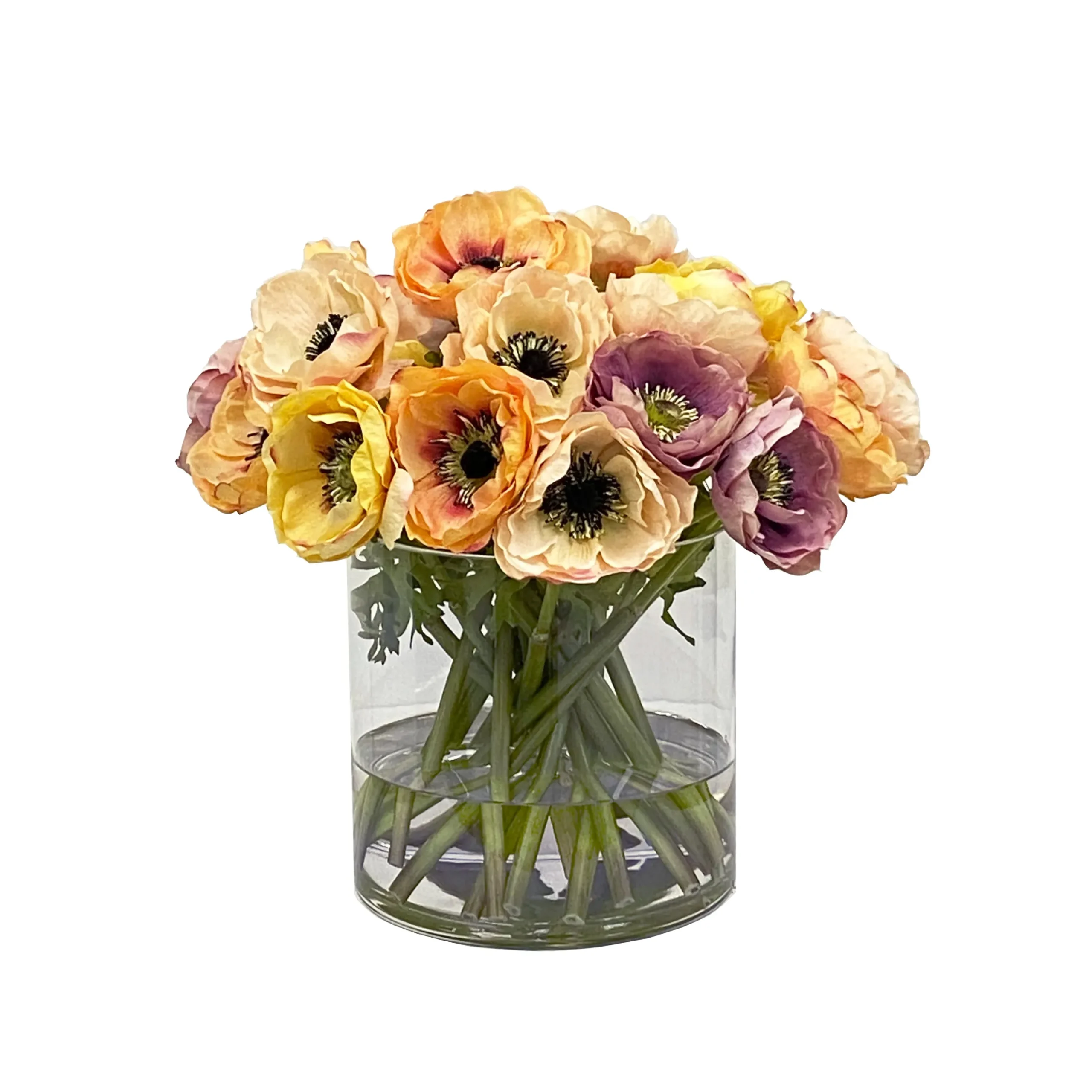 Anemone Mix in Vase 12-inches tall