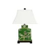 BIRD LAMP WITH WOODEN BASE 23"