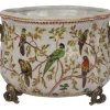 BIRD PRINT PLANTER 8"