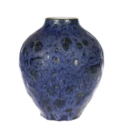 Blue Textured Pot 14"