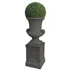 Boxwood Ball in Handle Urn 59"