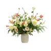 Cafe au Lait Combo in Textured Planter  37"