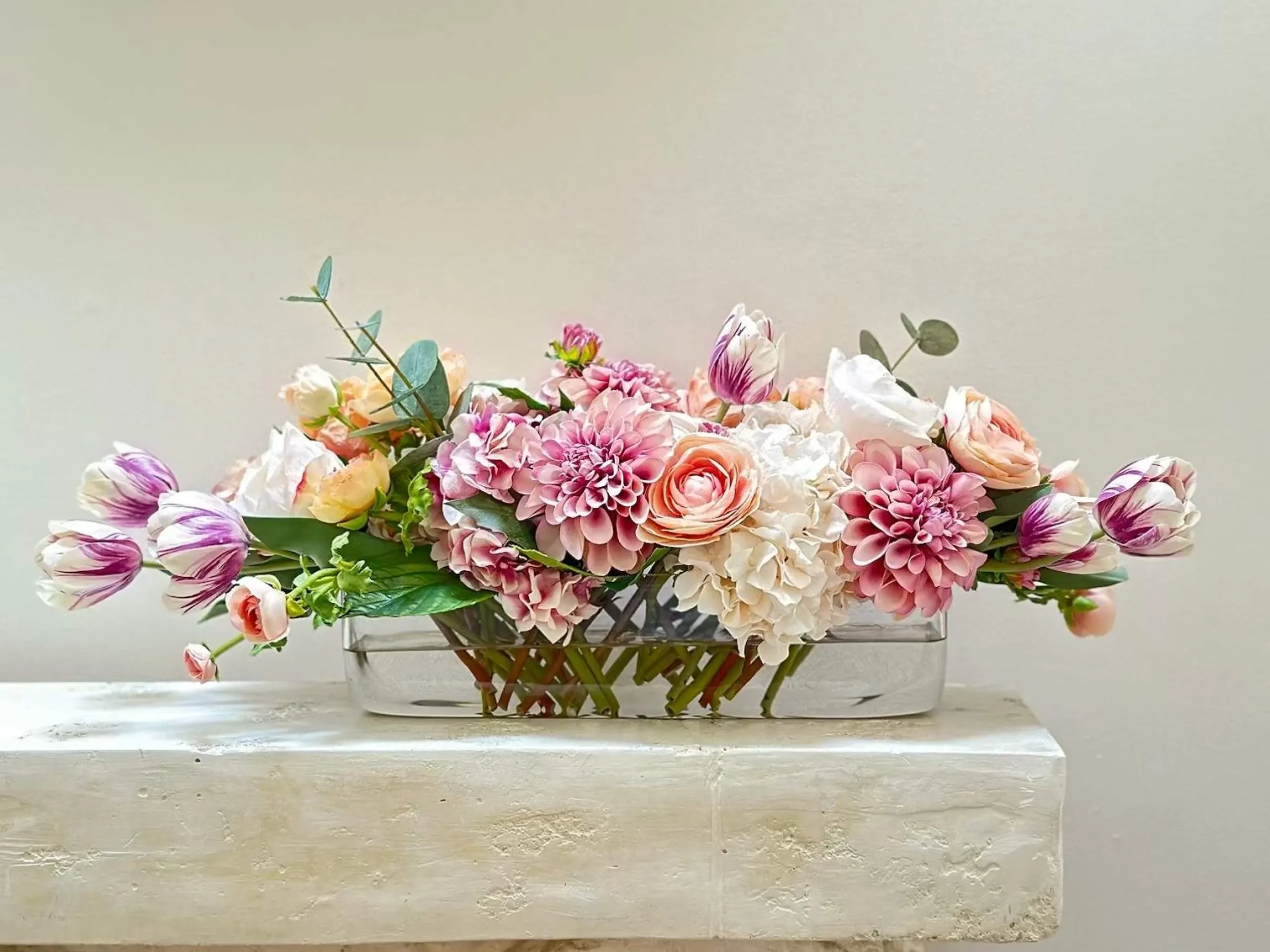 Cafe Au Lait Combo in Vase 30" wide
