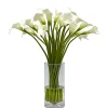 Calla Lily in Cylinder Vase 22"