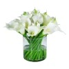 CALLA LILY IN VASE (WHD310-WH)