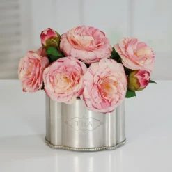 CAMELLIA IN SILVER TIN (WHI020-PK)
