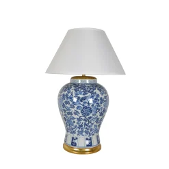 CLASSIC PORCELAIN VASE LAMP 35"