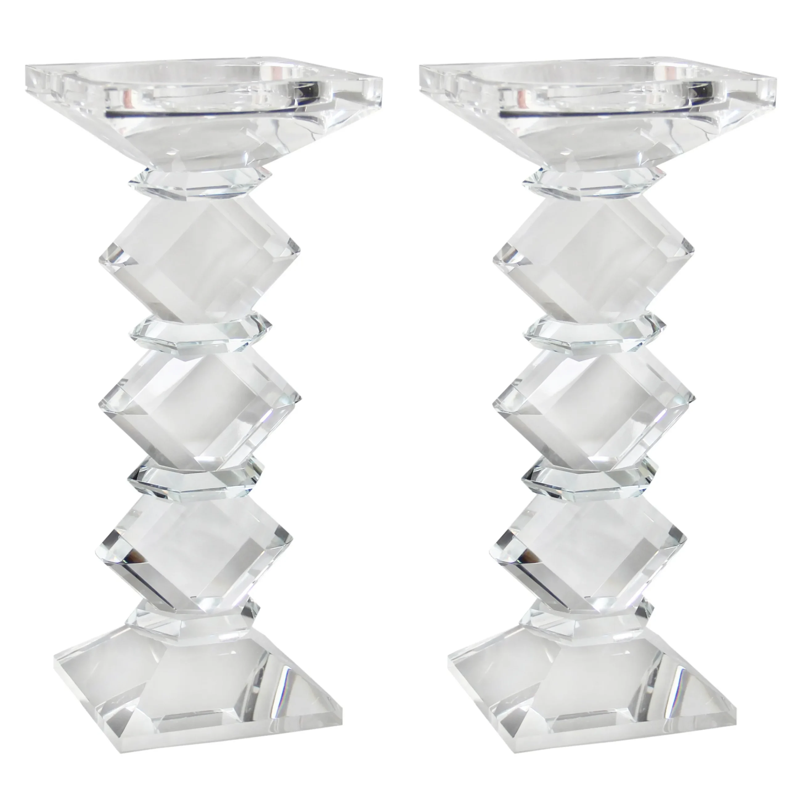 Crystal Candleholder 8" (Set of 2)