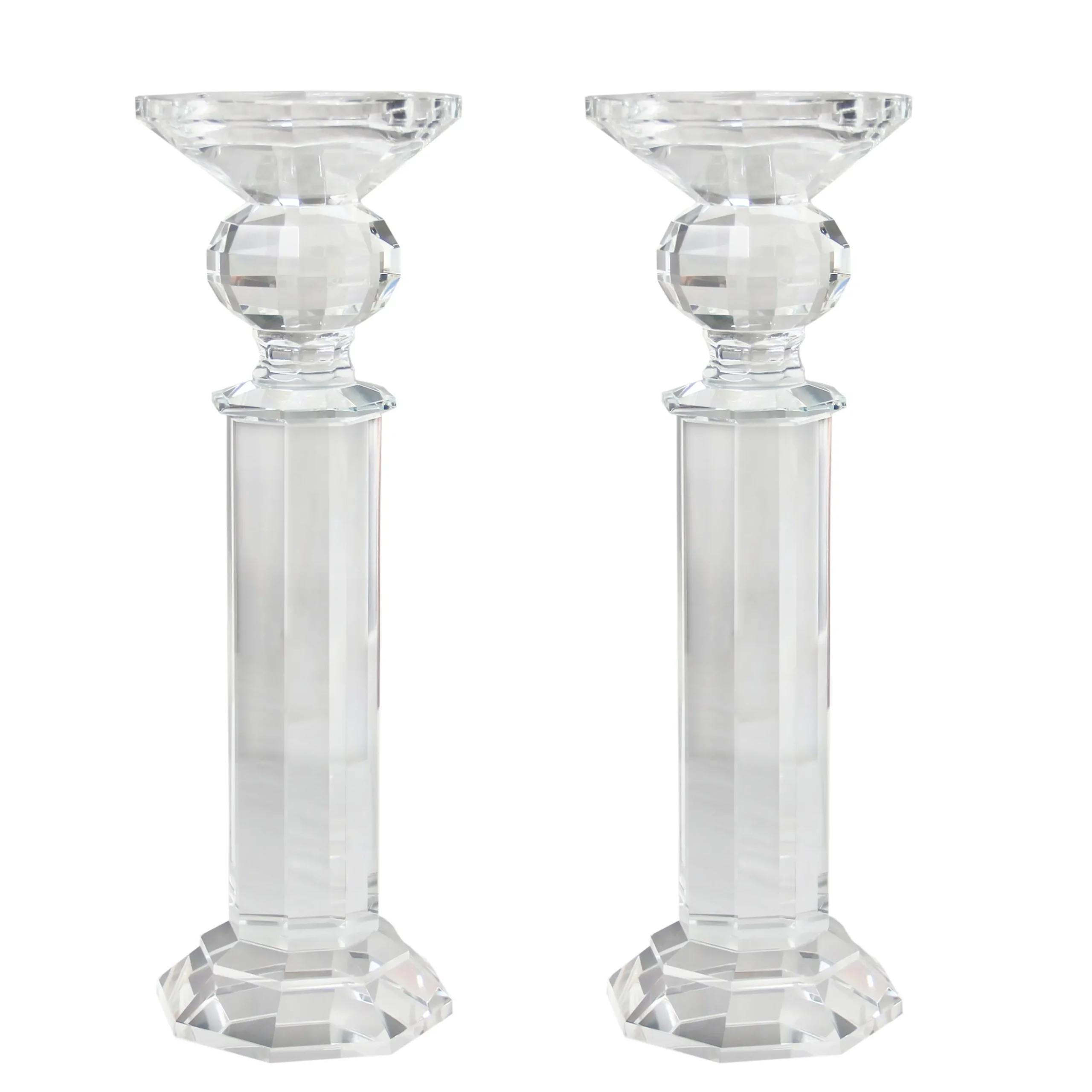 Crystal Candleholders 13" (Set of 2)