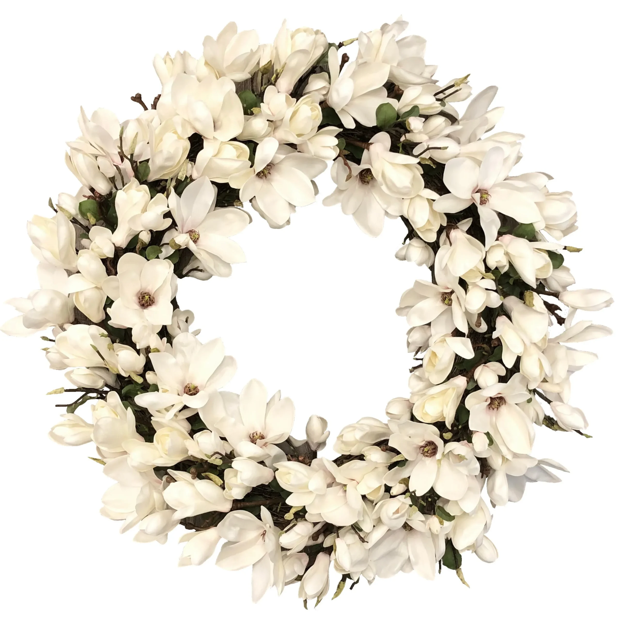 Deluxe Tree Magnolia Wreath 36"