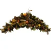 Dry Magnolia Leaf and Fruit Swag 45"