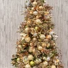 Estate Gold Pre-Decorated Tree 7.5-ft