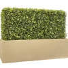 Faux Boxwood Hedge in Planter 30"