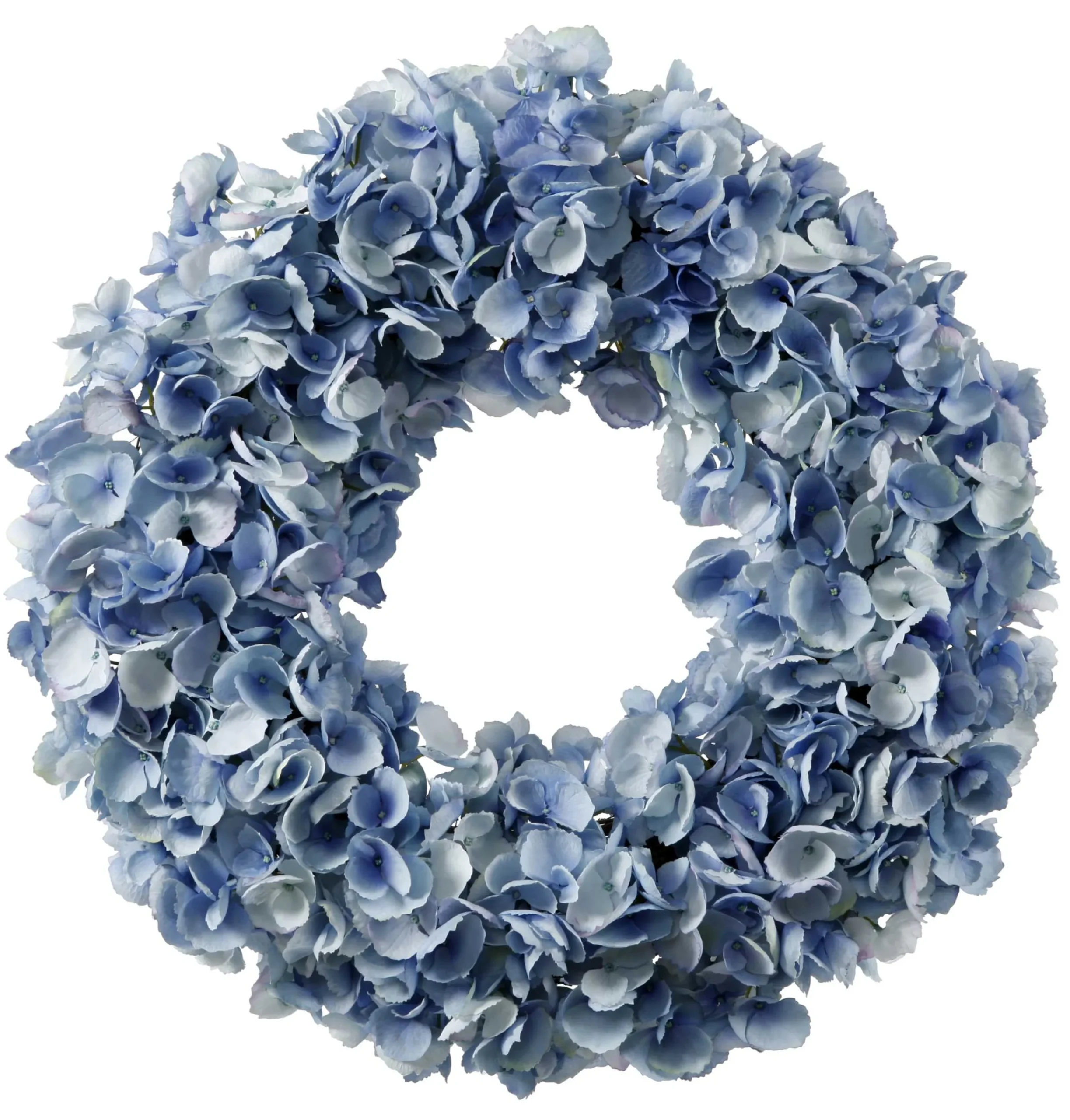 Faux Dried Hydrangea Wreath 20"