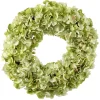 Faux Dried Hydrangea Wreath 20"