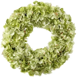 Faux Dried Hydrangea Wreath 20"