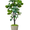 Fiddle Leaf Tree in Planter 96"