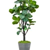 Fiddle Leaf Tree in Planter 96"