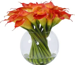 GLASS CALLA LILY 14.5"