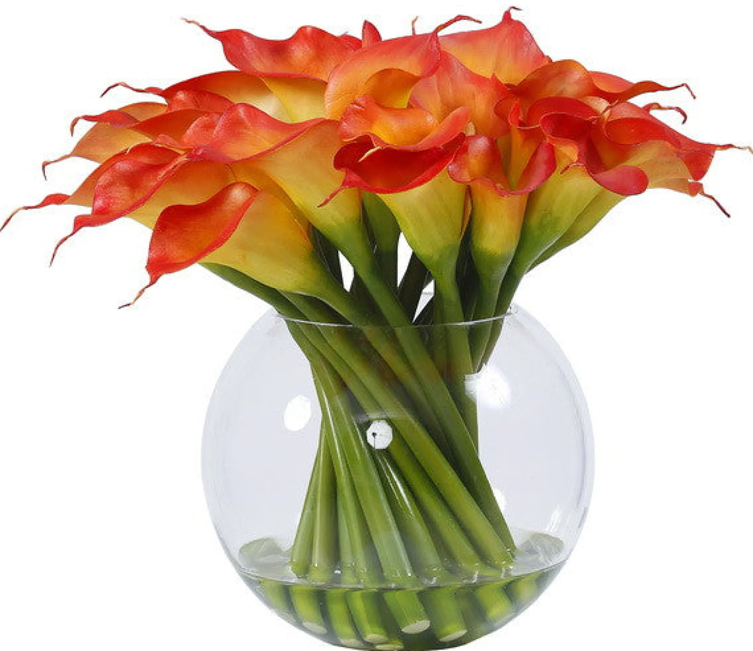 GLASS CALLA LILY 14.5"