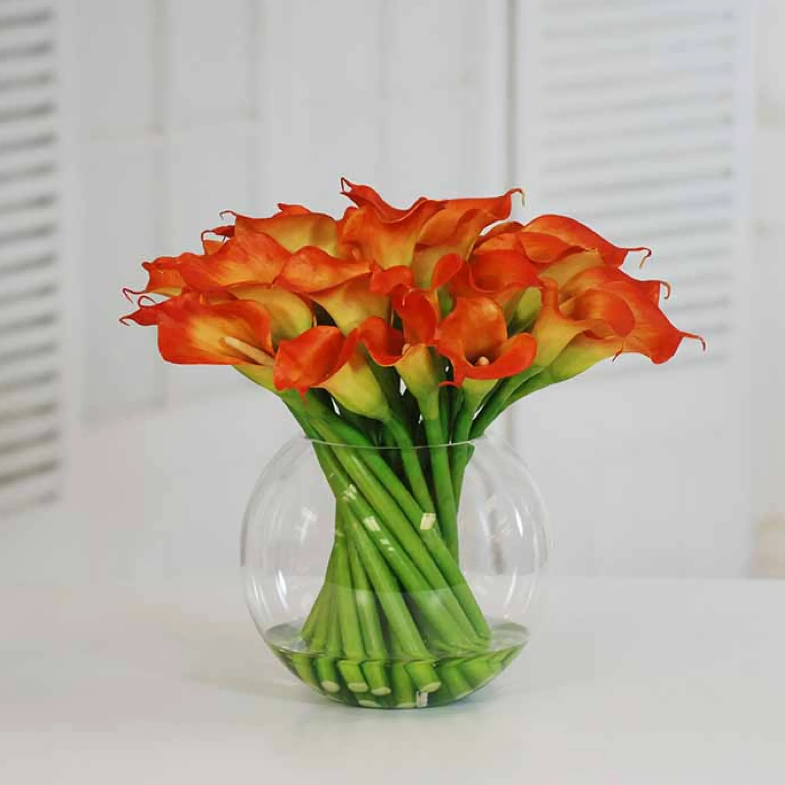 GLASS CALLA LILY 14.5"