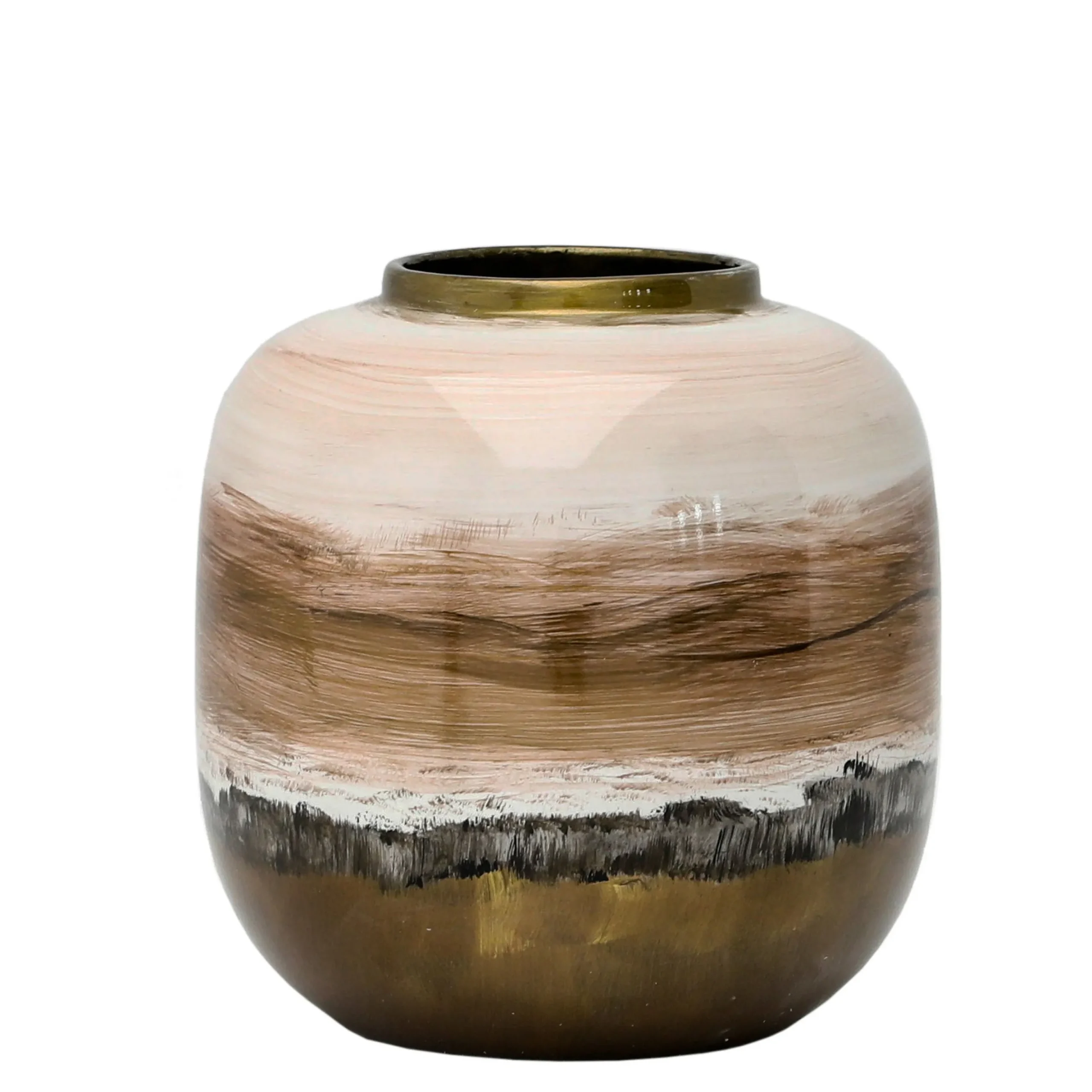 Hand-Painted Pot 9"