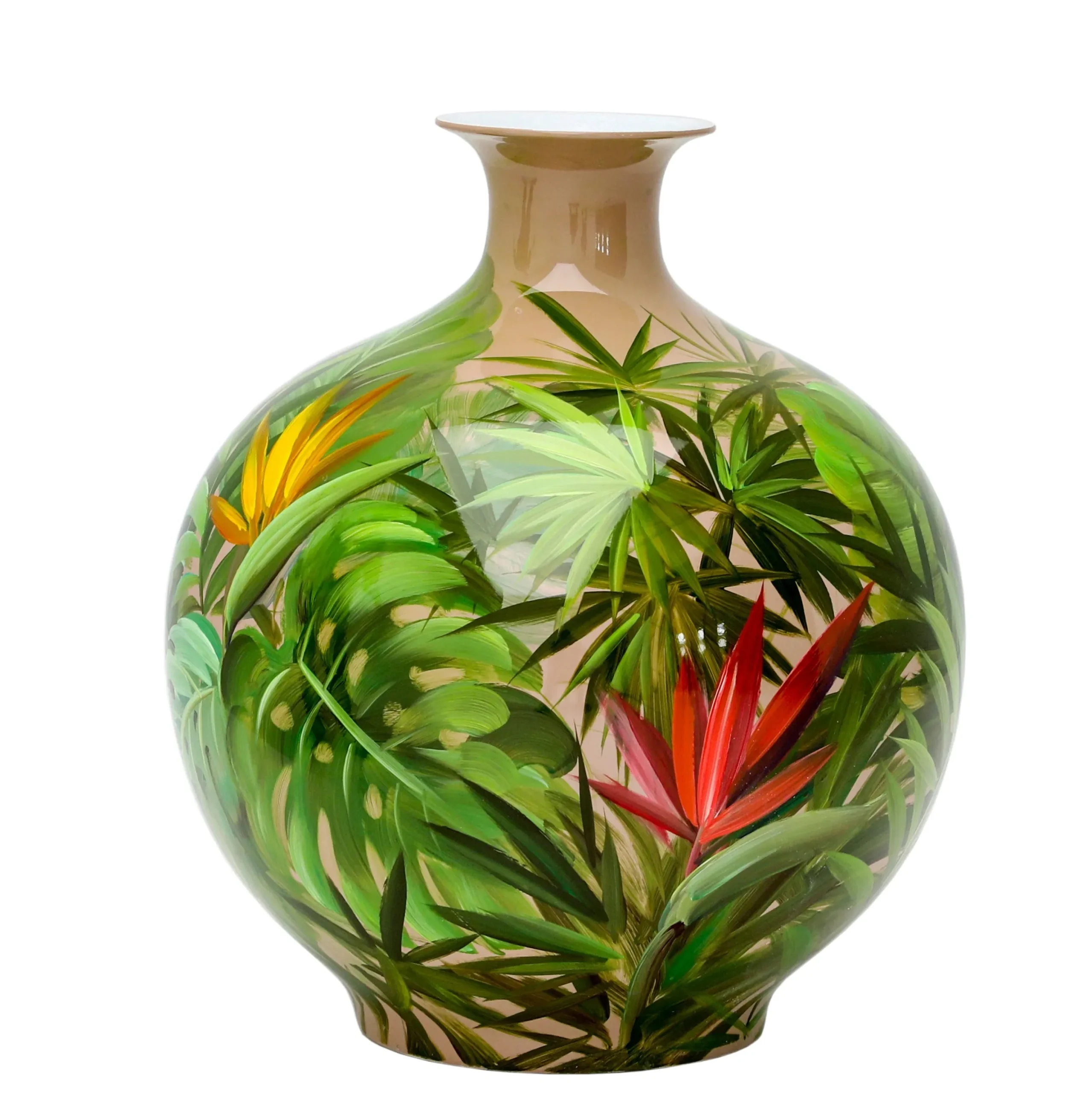 Handpainted Tropical 17"