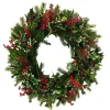 Holly Holiday Wreath 30"
