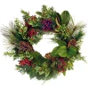 Holly Mix Pine Wreath 26"