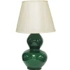 HOURGLASS VASE LAMP 28"