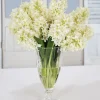 Hyacinth in Crystal Glass Vase 24"