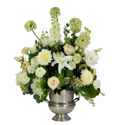 Hydrangea Allium in Vase 40"