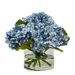 Hydrangea in Cylinder 10.5"