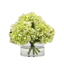 HYDRANGEA IN VASE 10"