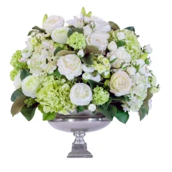 Hydrangea Rose Centerpiece 25"