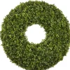 Japanese Boxwood Deluxe Wreath 30"