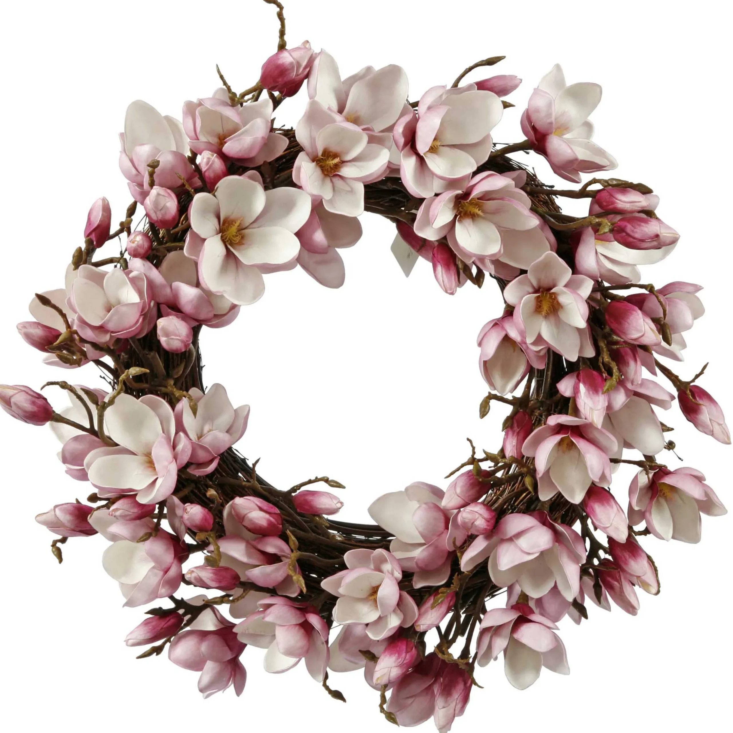 JAPANESE MAGNOLIA WREATH 24"