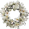 JAPANESE MAGNOLIA WREATH 24"