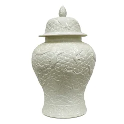 Koi Relief Jar 23"