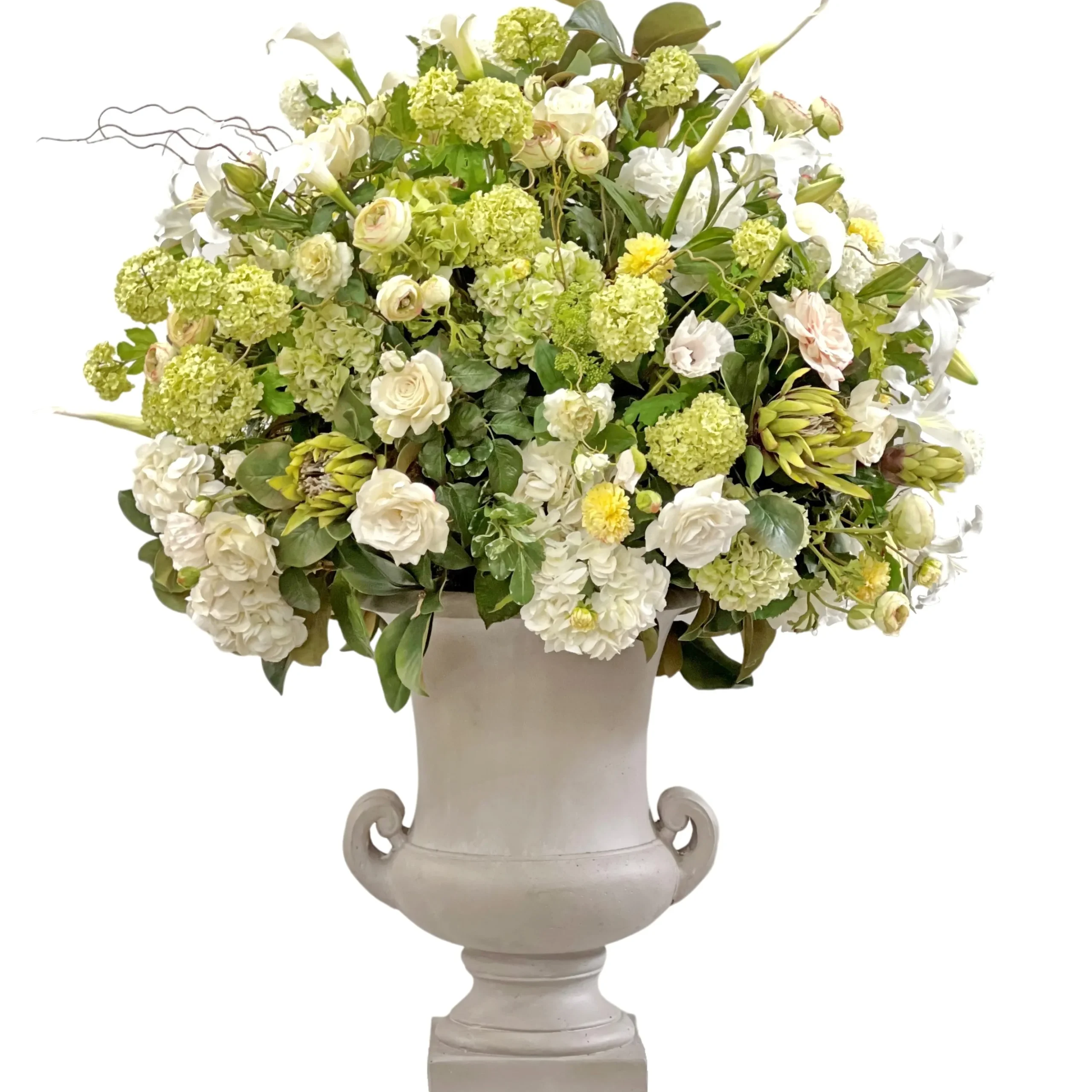 Lily Hydrangea Rose Mix Centerpiece 69"