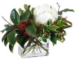 Magnolia Berry Centerpiece 23"