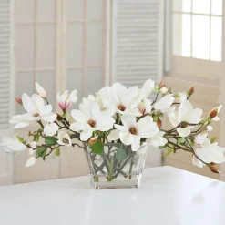 MAGNOLIA CENTERPIECE (WHJSB128-WHGR)