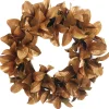 Magnolia Gold Leaf Wreath 30"