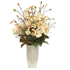 MAGNOLIA IN RIBBED PLANTER 45"