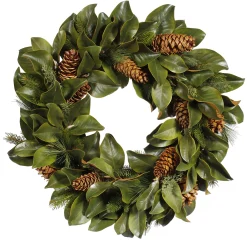 Magnolia Mix Pine Wreath 30"