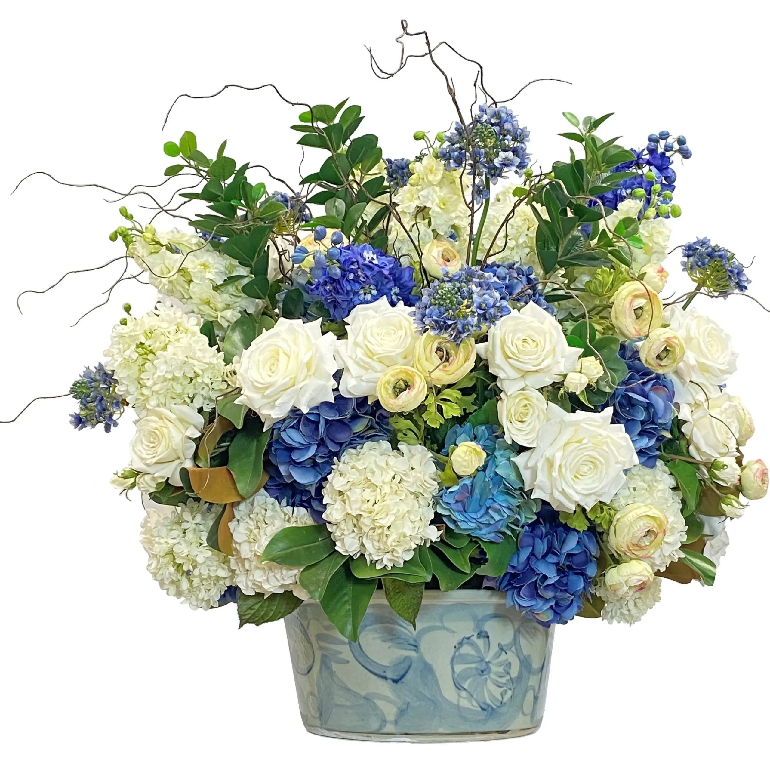 Mix Floral in Ceramic Bowl 34"